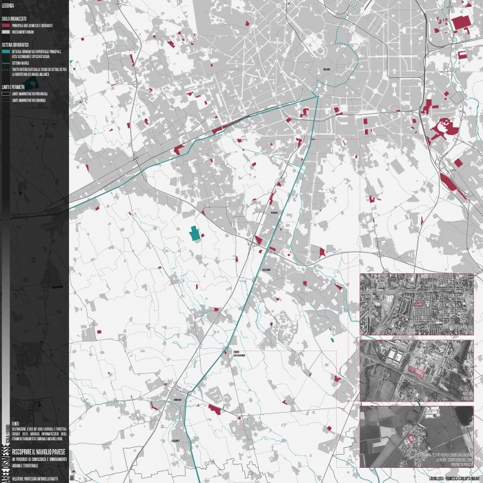 Estratto Tavola 06 - Mappa delle aree dismesse. Versione integrale consultabile al link...